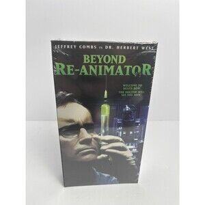 Beyond Re-Animator Horror Movie VHS - Cult Movie Jeffrey Combs Herbert West New